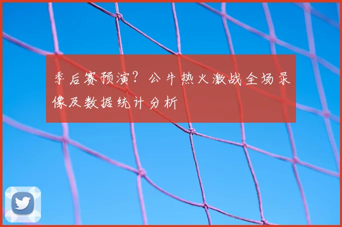 季后赛预演？公牛热火激战全场录像及数据统计分析